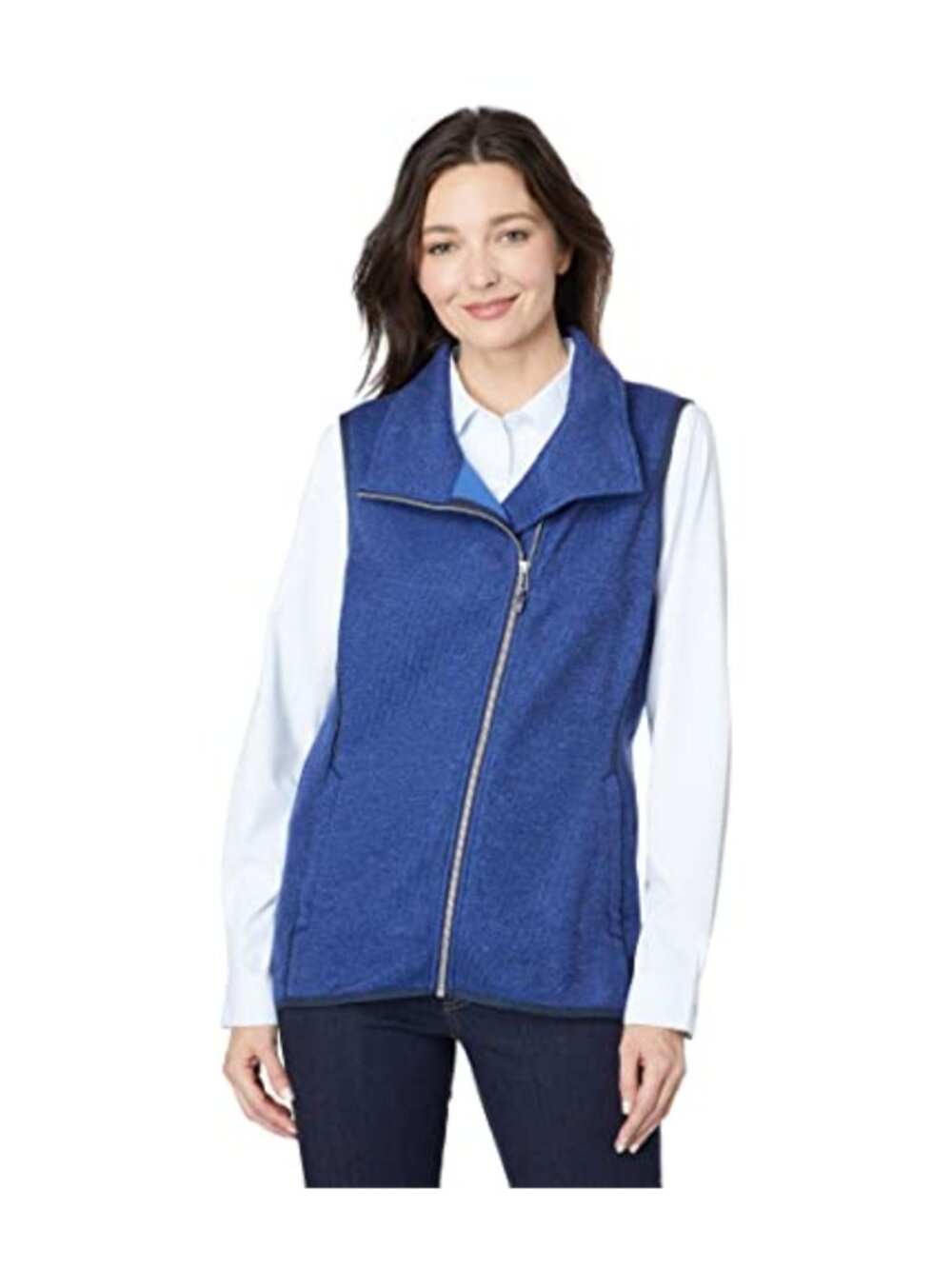 Cutter & Buck WeatherTec Wind-Resistant Full Zip Fleece Vest Women's